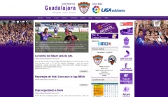 Pgina web del club deportivo guadalajara - equipo de la liga adelante espaola