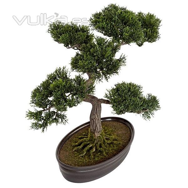 Plantas artificiales. Bonsai artificial cedro 41 en lallimona.com (1)