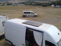 Instalación SOLAR en caravanas UNIVERSAL ENERGY en Euskadi 2011