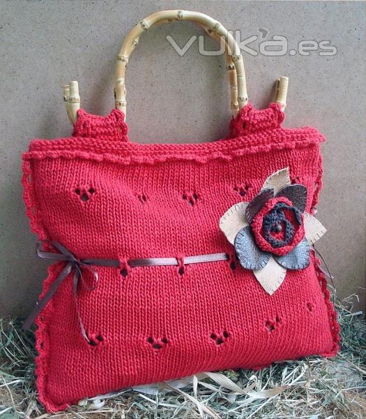 bolso rojo pequeo de fiesta