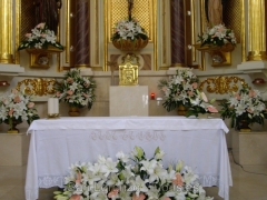 Flores para iglesias , flores en murcia , floristeria san lorenzo