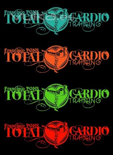 Designdcl: pruebas de color Logo Fco. Pons Total Cardio