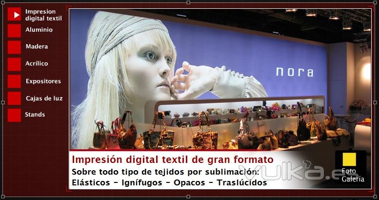 impresion digital textil de gran formato para publicidad 