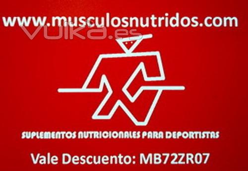 MusculosNutridos.com Vale Descuento primera compra