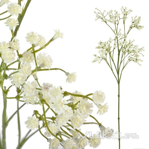 Plantas artificiales con flores. Rama artificial flores gypsophila pequeña 68 en lallimona.com (1)