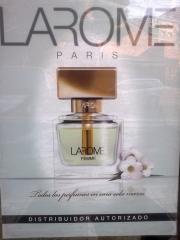 Distribuidor oficial de perfumes l^arome (primeras marcas  pacorabanne, diesel ,carolina herrera,etc