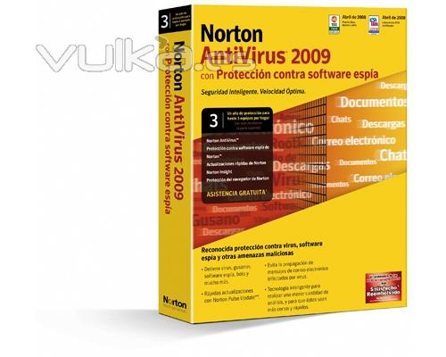 Antivirus Norton 2009 ultima edicion  47,69 Euros