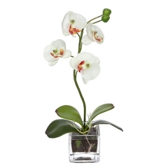 Plantas artificiales con flores. planta artificial flores orquidea maceta 30 en lallimona.com