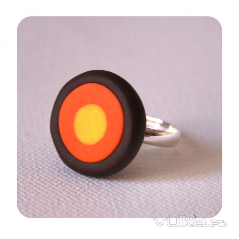 Anillo Marrón/Naranja