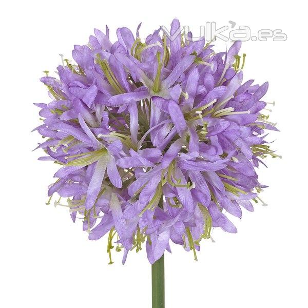 Flores artificiales. Flor artificial allium lavanda lila 60 en lallimona.com