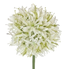 Flores artificiales. flor artificial allium lavanda blanca 60 en lallimona.com