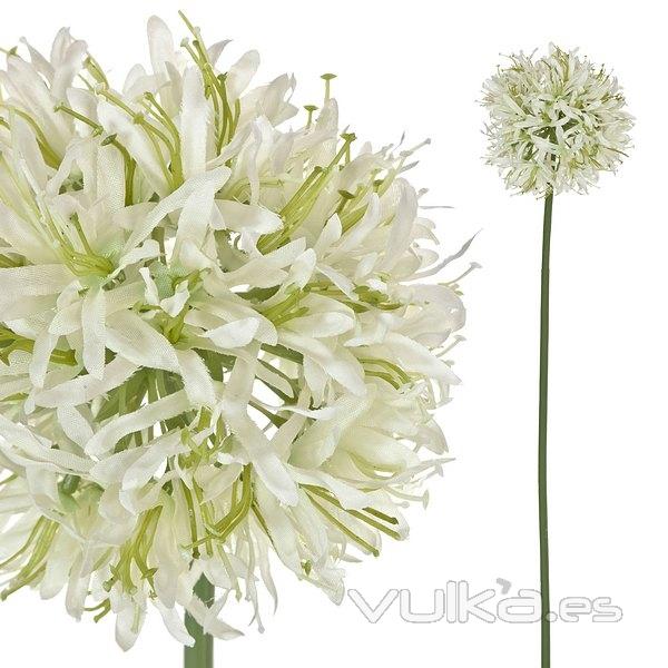 Flores artificiales. Flor artificial allium lavanda blanca 60 en lallimona.com (1)