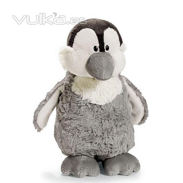 Nici pingino gris peluche 35 en lallimona.com