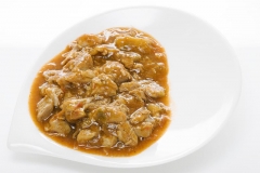 pollo al chilindrón. Calentar 2 min