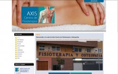 Web de Axis Centro de Fisioterápia y Osteopatia.