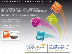 Foto 9 clases particulares en Albacete - Prevecam Formacin