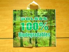 Bolsas publicitarias personalizadas biodegradables y oxodegradables
