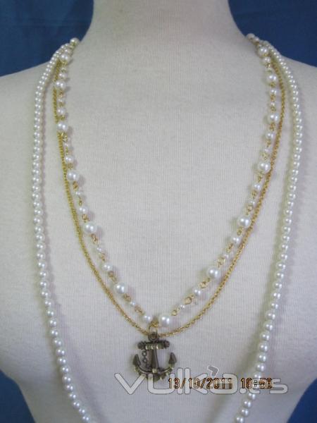 collar imitacion perla ,liquidacion 