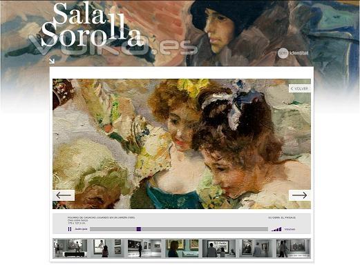 Sala Interactiva Sorolla, Museo Bellas Artes de Valencia.