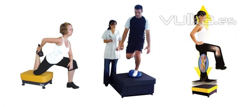 WBV. Plataforma vibratoria profesional. Rehabilitacion. Personal Trainer