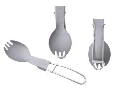 Cubiertos de titanio  plegable