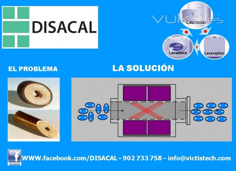 DISACAL STOP A LA CAL, soluciona problemas de cal en el agua en tuberas y electrodomsticos