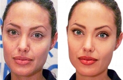 Retoque digital fotografico. Angelina Jolie