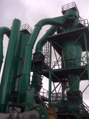 Planta desempolvado chatarra