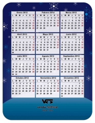 Calendario sobre gamuzas de microfibra multilimpieza, para limpieza de gafas, limpieza de tablets,