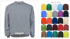 Sudadera cuello redondo