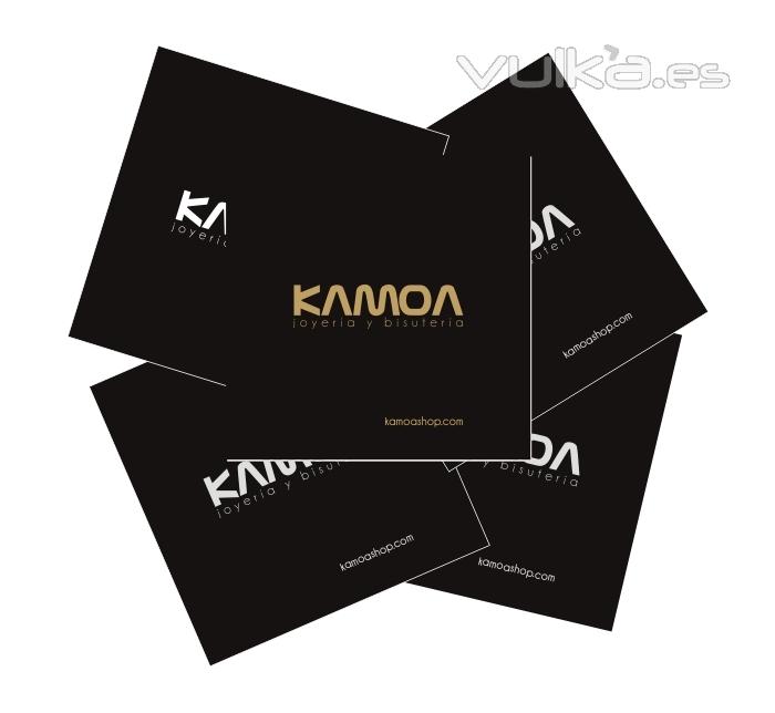 Diseño imagen corporativa Kamoa Shop