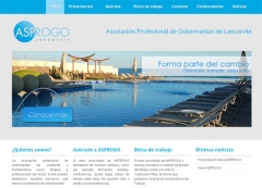 Diseño web Lanzarote, Asprogo