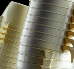 Tazas de plástico de un sólo uso para oficinas y caterings