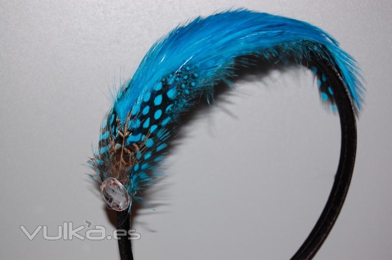 Diadema de fiesta con plumas faisan a 3.95EUR