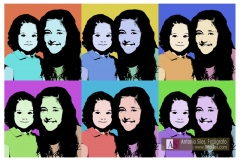 Pop art estilo andy warhol