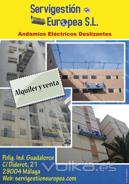 ALQUILER Y VENTA  DE ANDAMIOS ELECTRICOS DESLIZANTES