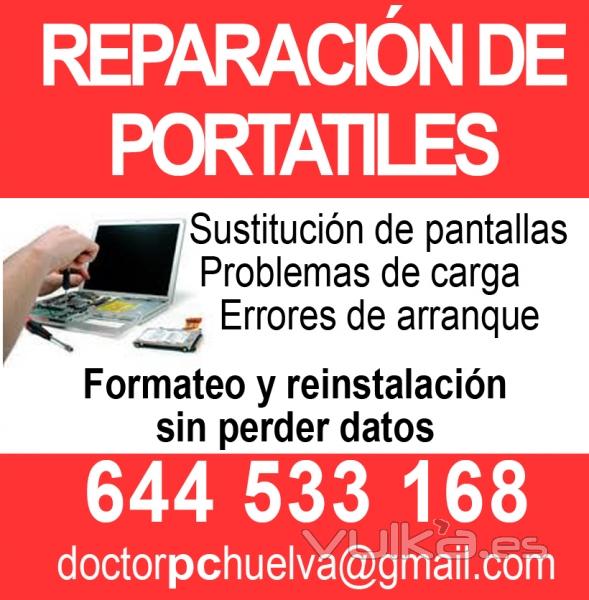 Reparar ordenadores en Huelva 644 533 168