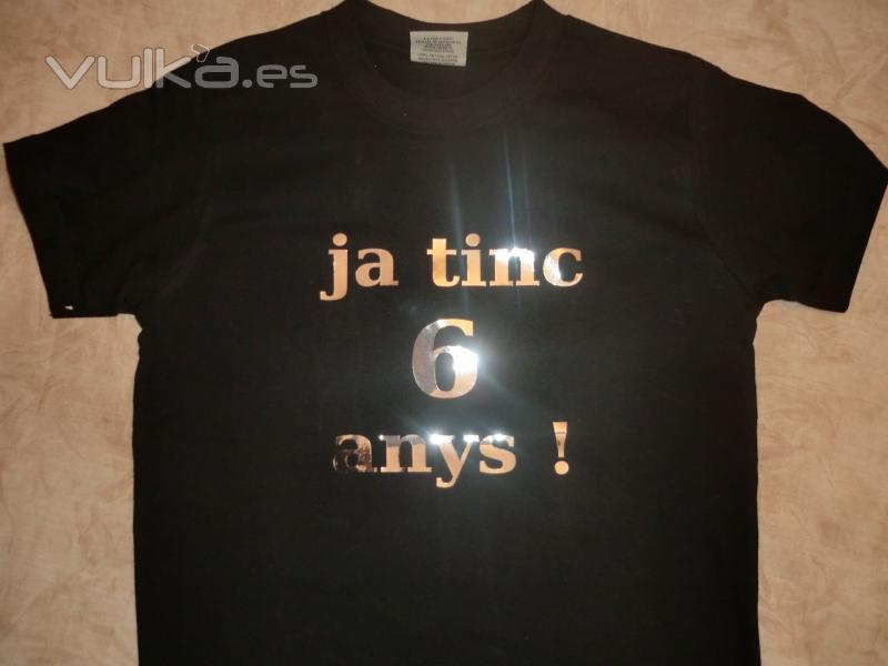 Camisetas de nios para evento especial