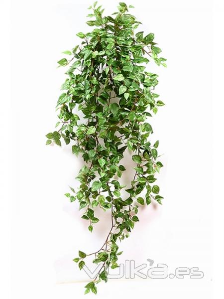 Plantas colgantes artificiales. Pothos artificial colgante hojas pequeas oasisdecor.com