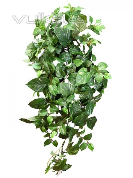 Pothos artificiales colgantes. Pothos artificial colgante hojas grandes oasisdecor.com