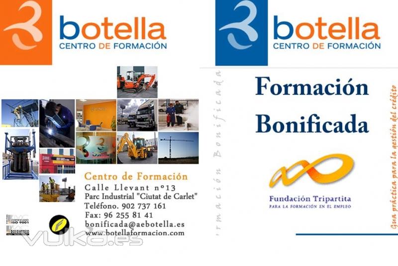 Formacion Bonificada. Centro de Formacion Botella