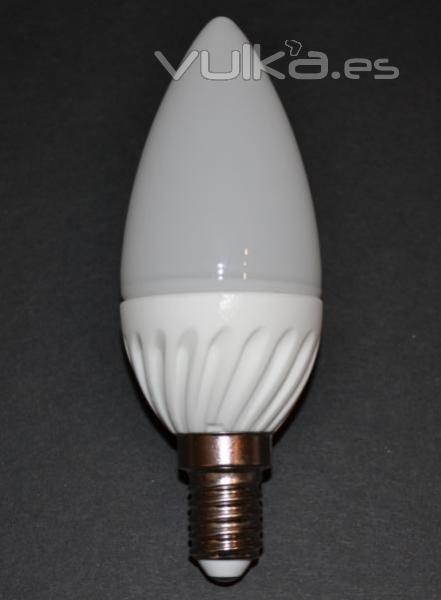 led vela en ceramica opaco