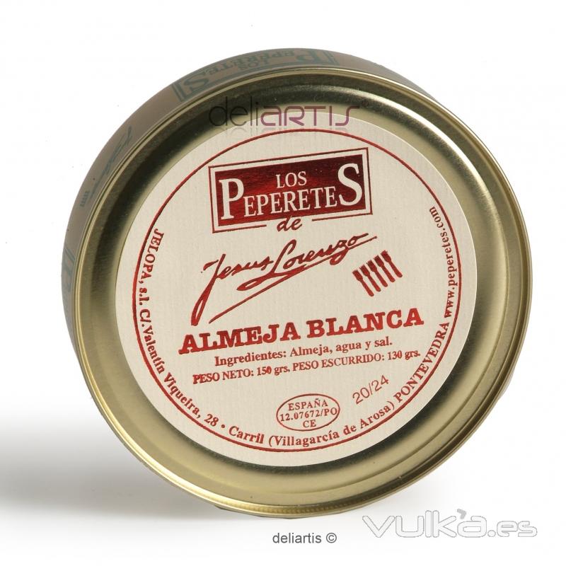 Almeja Blanca de las Ras Gallegas PEPERETES 150 gr.