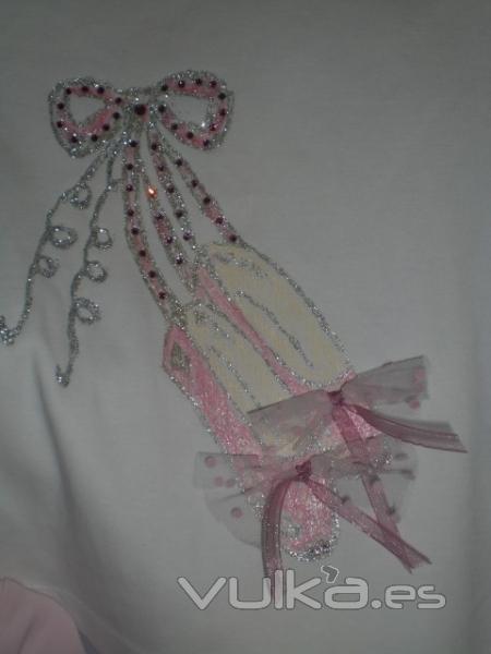 camiseta zapatillas ballet