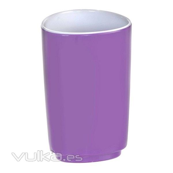 Vasos de bao. Vaso bao melamina lila en lallimona.com