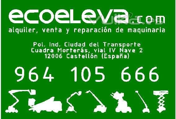 ECOELEVA, ALQUILER VENTA Y REPARACION DE MAQUINARIA.