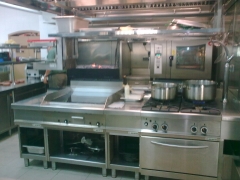 Instalación cocina Rte Can Barata Barcelona