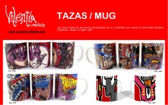 Tazas mug catalogo espana - valentia souvenirs