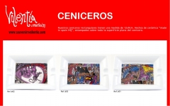 Ceniceros rectangulares catalogo espana - valentia souvenirs