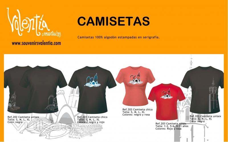 camisetas catlogo valencia - Valentia souvenirs